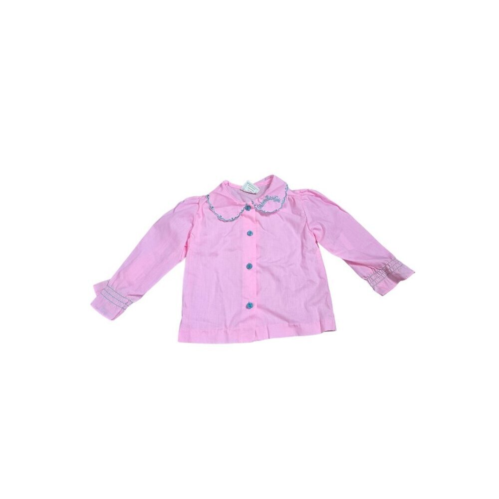 Vintage 80s Pink Cabbage Patch Kids size 4 shirt Cotton Candy